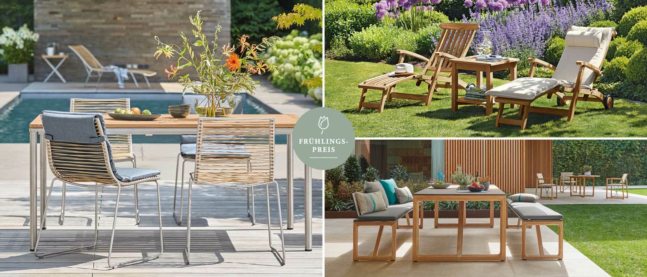 Exklusive Gartenmöbel online kaufen Garpa