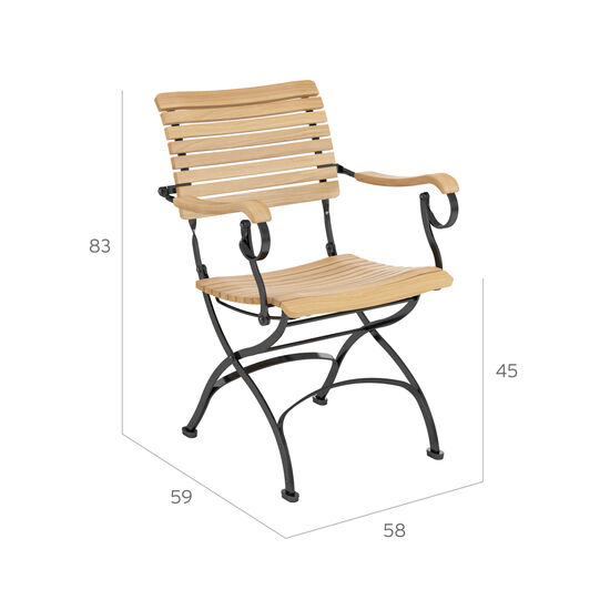 Fontenay Armlehnstuhl Teak