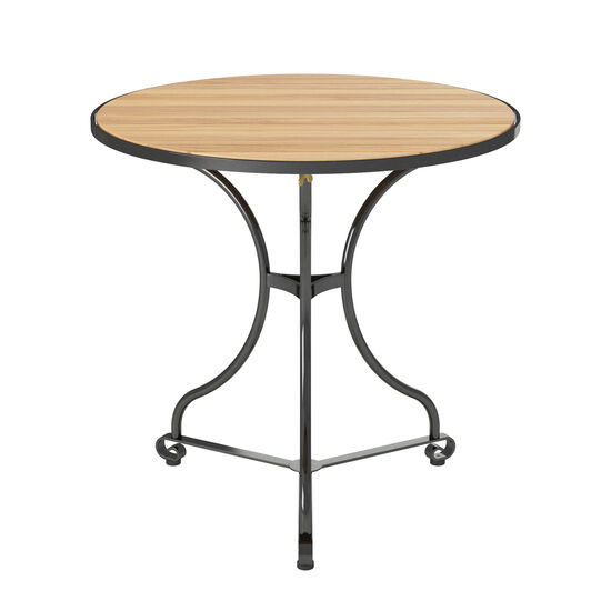 Fontenay Tisch  rund 75, Teakleisten