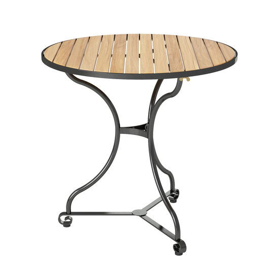 Fontenay Tisch  rund 75, Teakleisten