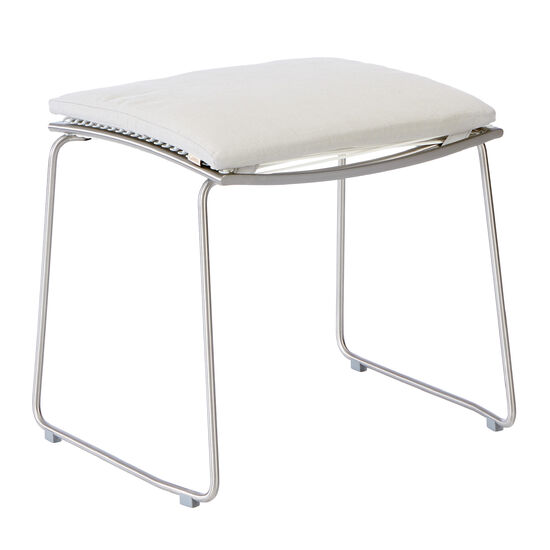 Auflage Pan Hocker für Stuhl Dessin "Silver Grey"