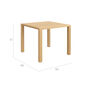 Square Tisch Teak 90 x 90