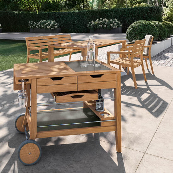 Square Tisch Teak 165 x 90