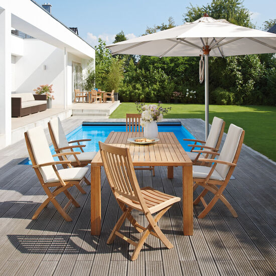 Square Tisch Teak 180 x 100