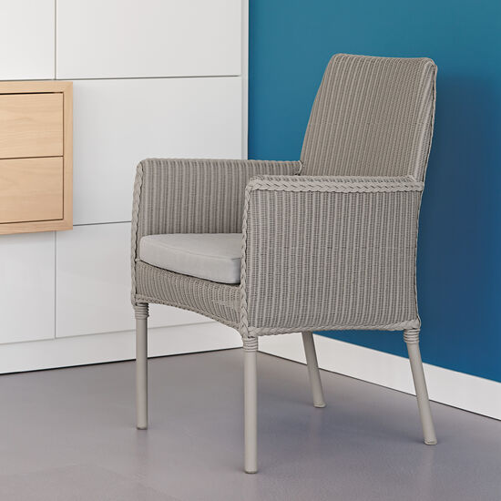 Loom Globe Dining Armchair Pebble Grey