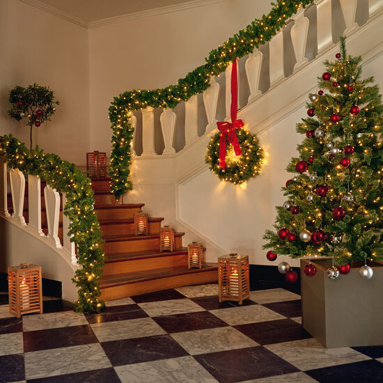 Adventskranz 60 cm inkl. LED-Lichterkette