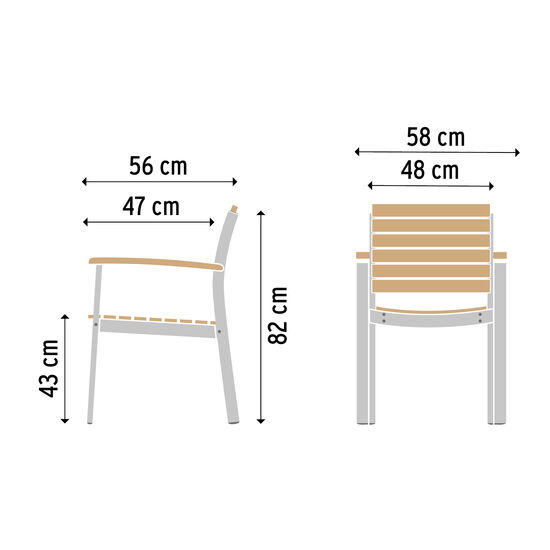 Monterey Armlehnstuhl