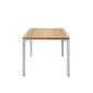 Portland Tisch Aluminium 165 x 90 Tischplatte Teak