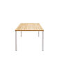 Portland Tisch Aluminium 220 x 100 Teak