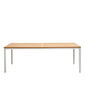 Portland Tisch Aluminium 220 x 100 Teak