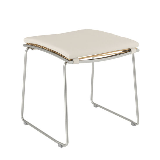 Auflage Pan Hocker für Stuhl Dessin "Linum"