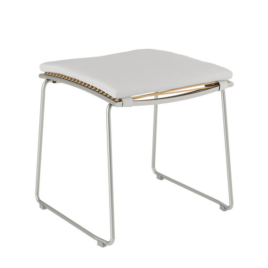 Auflage Pan Hocker für Stuhl Dessin "Crystal"