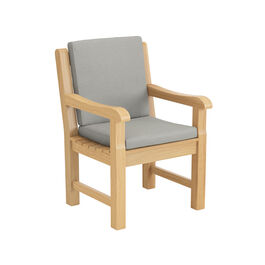 Rückenkissen Armlehnstuhl Summerfield / Hestercombe Dessin "Stone"