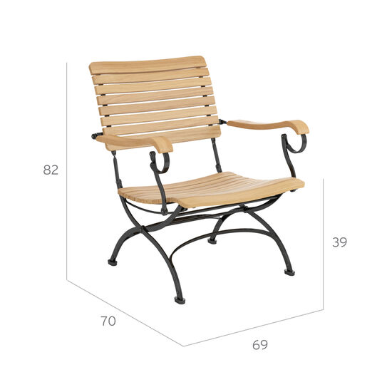Fontenay Low Dining Sessel Teak
