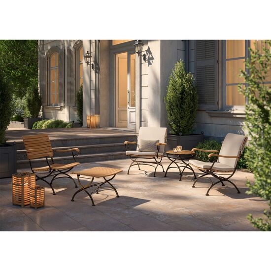 Fontenay Low Dining Hocker Teak