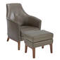 Tadeo Set Umbragrau (Sessel und Hocker)