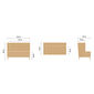 Hyde Dining Sofa Taupe Armlehne rechts