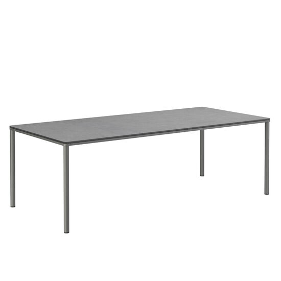 Portland Tisch Graphit 220 x 100 Tischplatte Kunstharz Shade