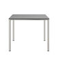 Portland Tisch Edelstahl 90 x 90 Tischplatte Kunstharz Shade