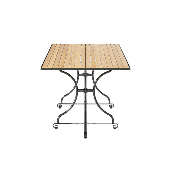 Fontenay Tisch rechteckig 160 x 85, Teakleisten