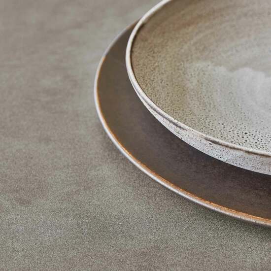 Pan Beistelltisch Edelstahl rund 48 Shade