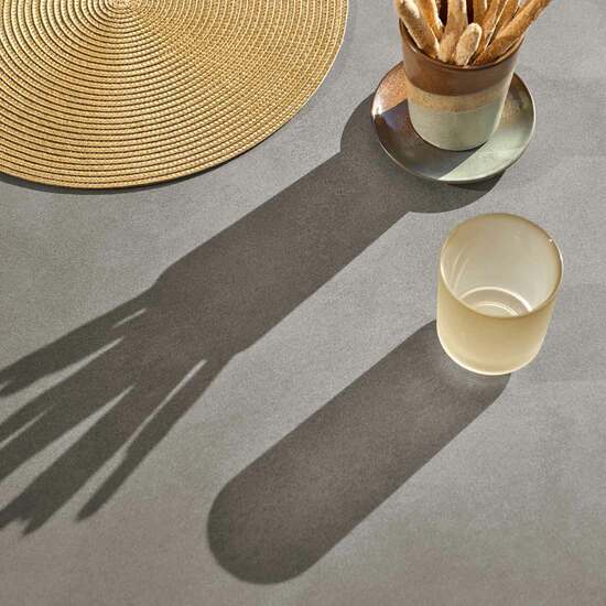 Pan Beistelltisch Edelstahl rund 48 Shade