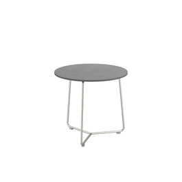 Pan Beistelltisch Edelstahl rund 48 Shade