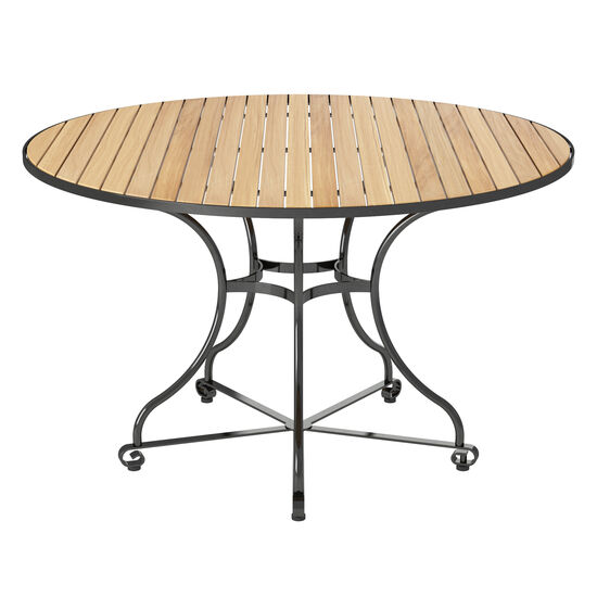 Fontenay Tisch rund 120, Teakleisten