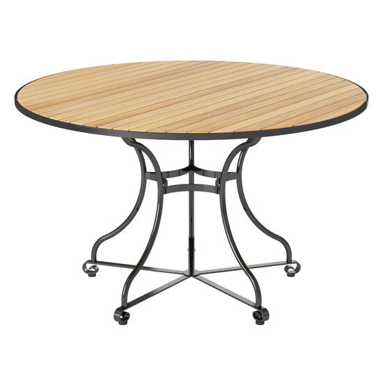 Fontenay Tisch rund 120, Teakleisten