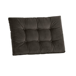 Hyde Zierkissen gesteppt, Dessin "Taupe" 50 x 35