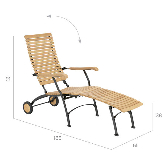 Fontenay Deck Chair Teak