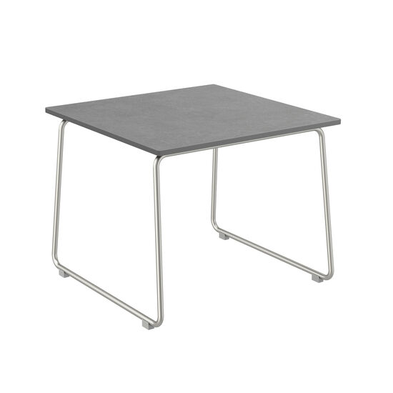 Pan Beistelltisch Edelstahl 48 x 48 Shade