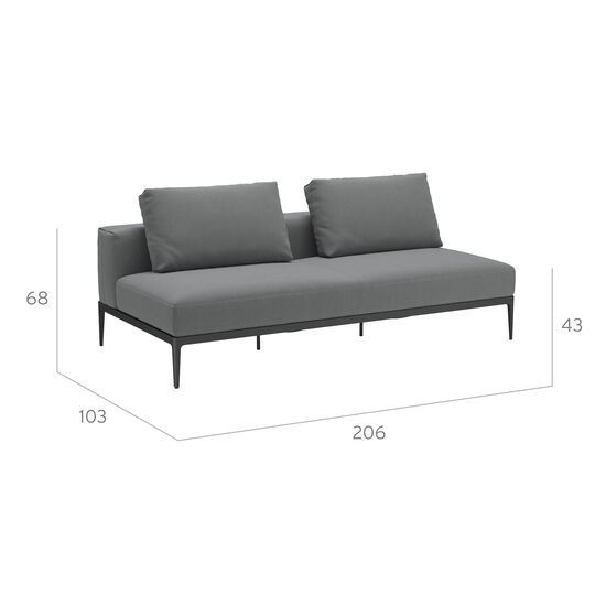 Morgans Bay Mittelelement, inkl. Auflagen