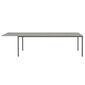 Portland Ausziehtisch Graphit 240-300x100 Tischplatte Kunstharz Stone
