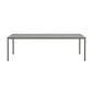 Portland Ausziehtisch Graphit 240-300x100 Tischplatte Kunstharz Stone
