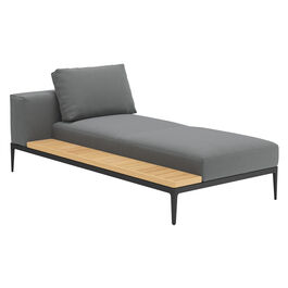 Morgans Bay Liege Ablage rechts, inkl. Auflagen