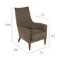 Leighton Ledersessel Cedar