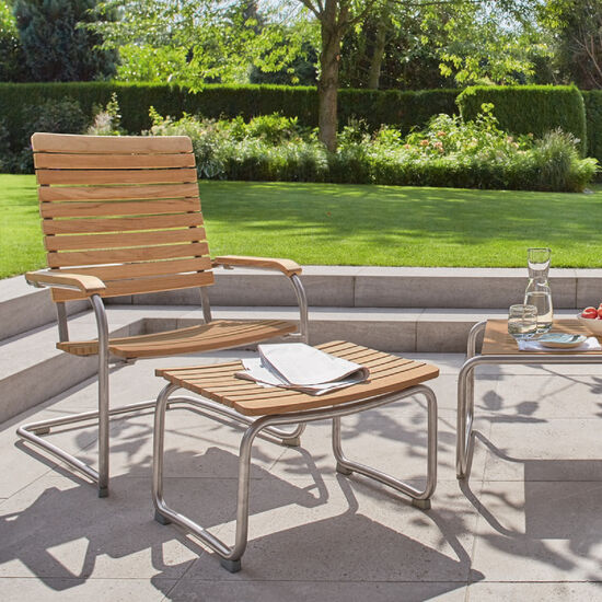 Bolero Lounge Hocker Teak