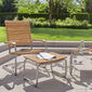 Bolero Lounge Hocker Teak
