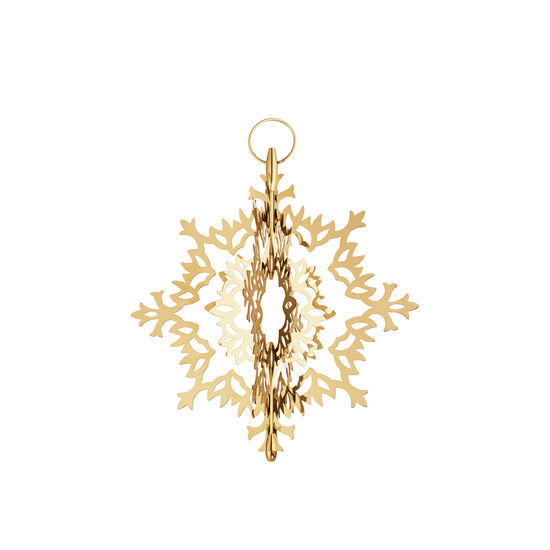 Weihnachtsbaumstern Eisblume, vergoldet