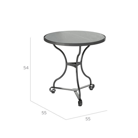 Fontenay Beistelltisch rund 55, Keramik