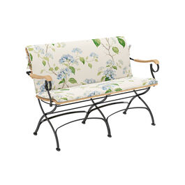 Auflage Fontenay Bank 130 Dessin "Hortensia Blau"