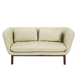 Hamilton Ledersofa Mandel