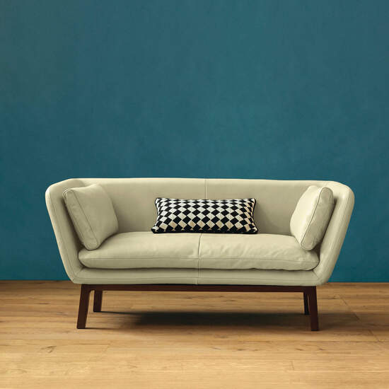 Hamilton Ledersofa Mandel