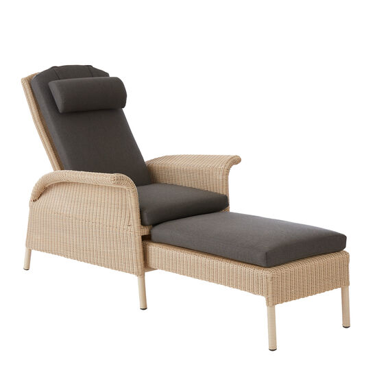 Savannah Deck Chair mit ausziehbarem Fußteil
