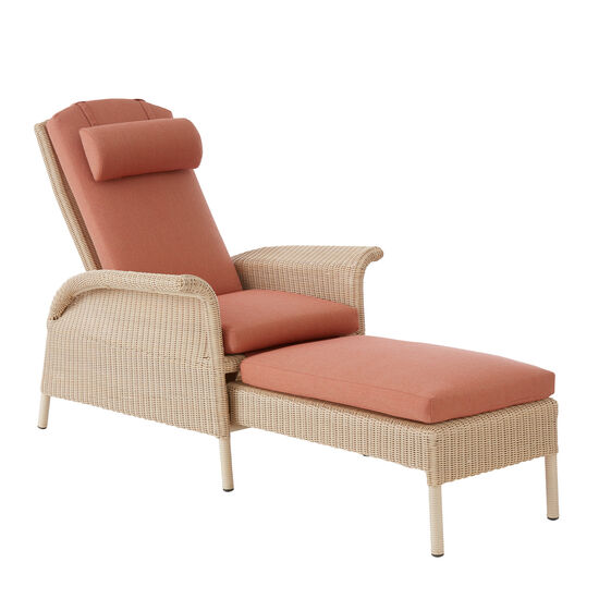 Savannah Deck Chair mit ausziehbarem Fußteil