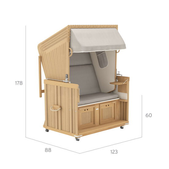 Strandkorb Dessin "Hazel"