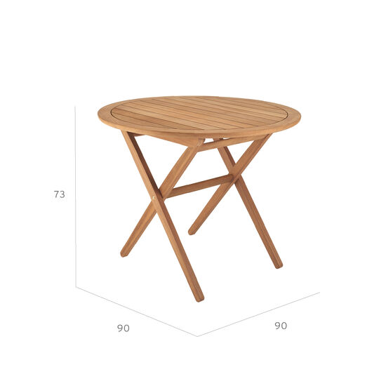 Bowen Tisch rund 90 Teak