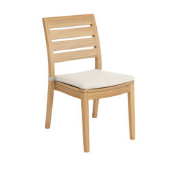 Sitzkissen Valencia Stuhl, Dessin "Linum“ mit Keder