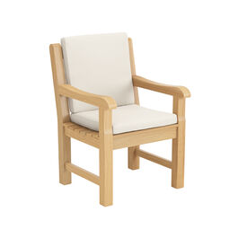 Rückenkissen Armlehnstuhl Summerfield / Hestercombe Dessin "Linum"